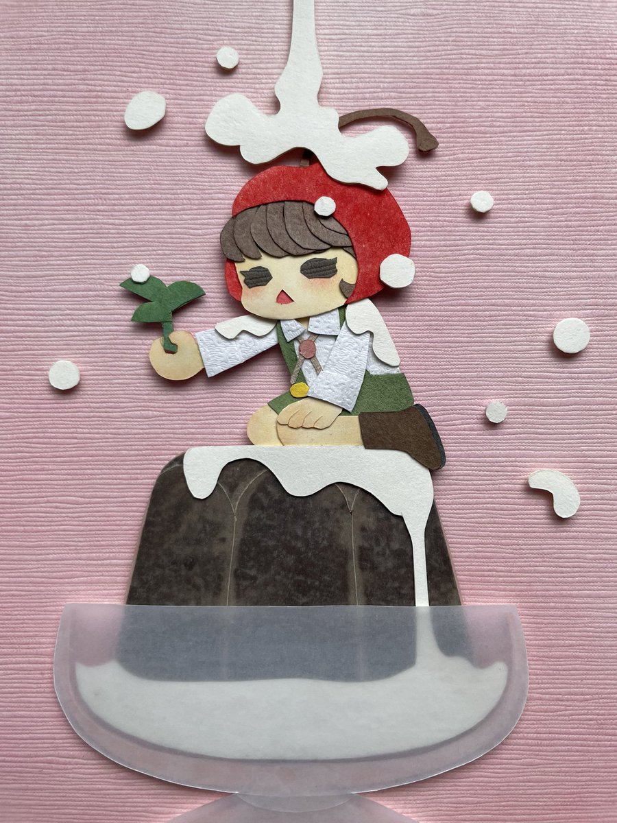 yomosgala's tweet photo. 『 Pelting Milk 』
打たせ湯ならぬ打たせミルク
#コーヒーゼリー
#切り絵 #貼り絵 #半立体
#アナログアート #craftart https://t.co/CAaM6oRMMO
