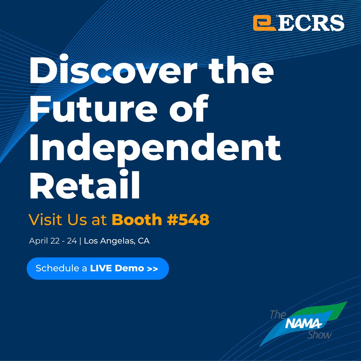 ecrsoftware's tweet image. Step into what’s next in retail technology. Stop by Booth 548 at the NAMA Show to see CATAPULT. Get hands on with VisionCheck’s vision recognition and explore Flex Market’s kiosk solution.

Schedule a demo today &amp;gt;&amp;gt;hubs.li/Q04cqk-60

#retailtech #thenamashow2026 #ecrs