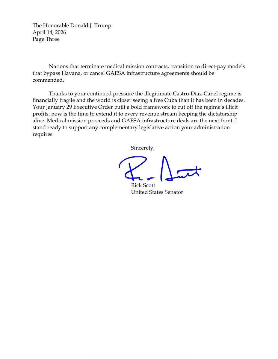 We cannot allow the regime to continue its repressive system — we must CUT OFF the cash that sustains it and HOLD them accountable. 

I just sent <a href="/POTUS/">President Donald J. Trump</a> a letter urging INCREASED pressure against this communist regime because of their ongoing torture of political prisoners. ⬇️
