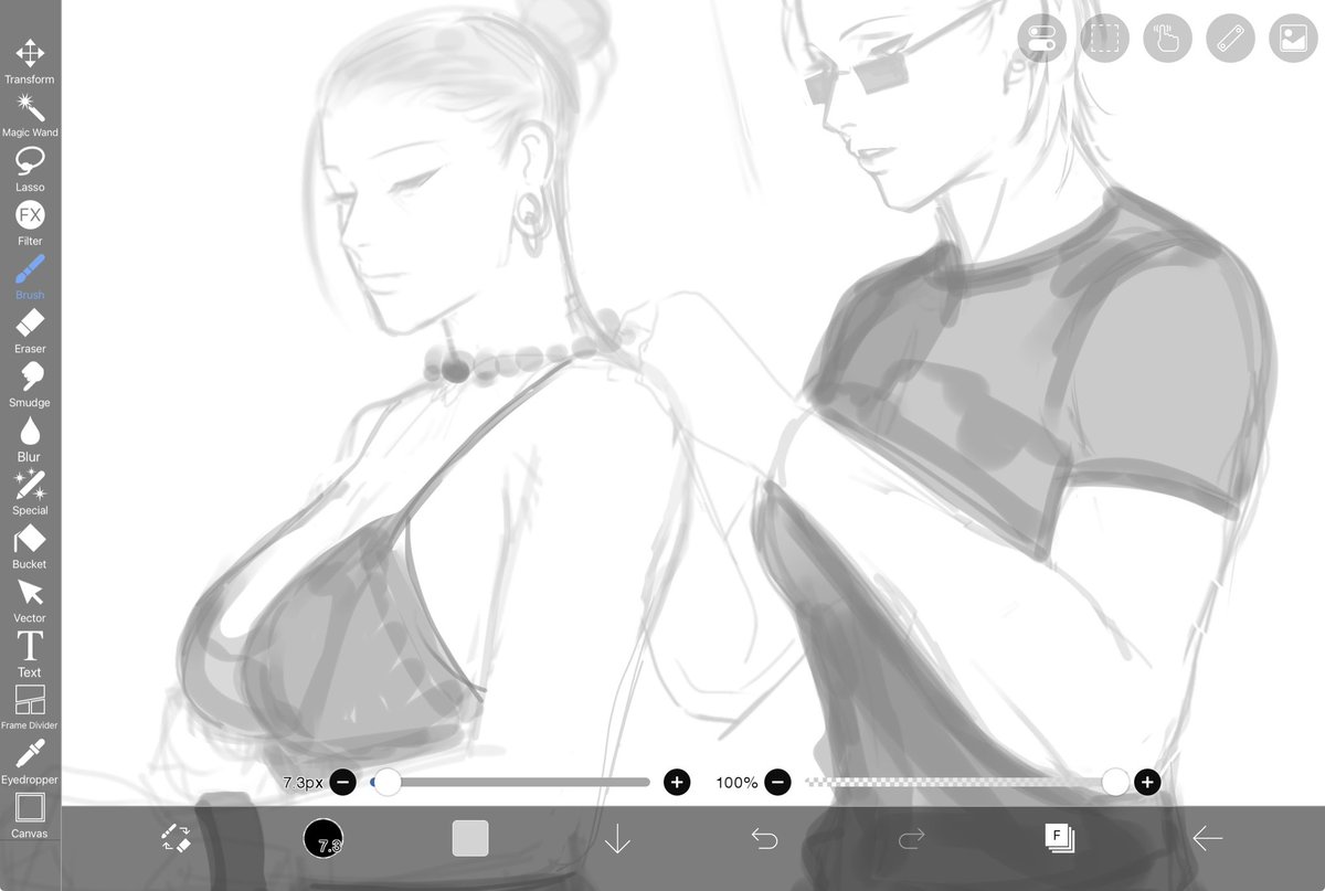 jeejeesoda's tweet photo. wip 

五夏 satosugu yuri https://t.co/e5oPtaZ4tE