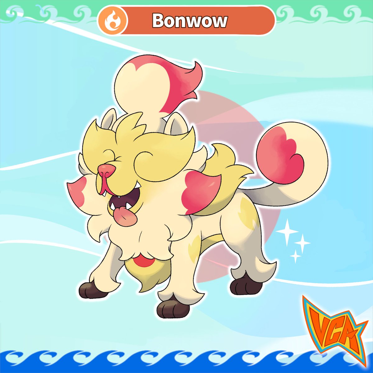VCreateArt's tweet image. Congratulations your Pombon evolved into... Bonwow!
#pokemon #fakemon #pokemonwindswaves