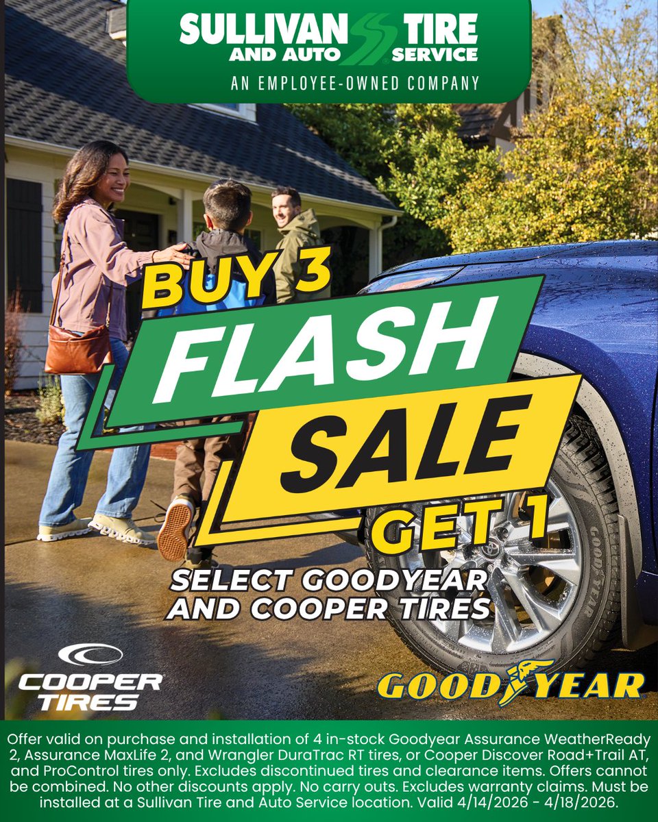 Sullivan Tire and Auto Service tweet media