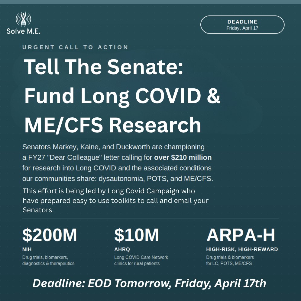 Solve ME/CFS Initiative tweet media