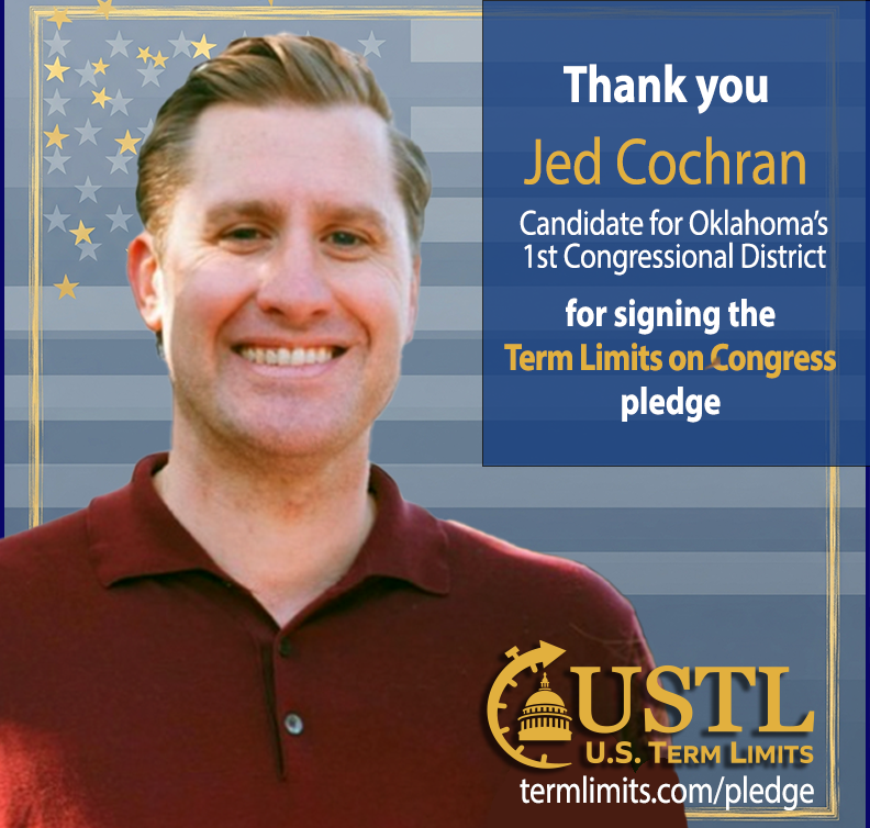 USTermLimits's tweet image. Thank you @JedidiahPatriot for signing the #termlimits on Congress pledge. termlimits.com/wp-content/upl…