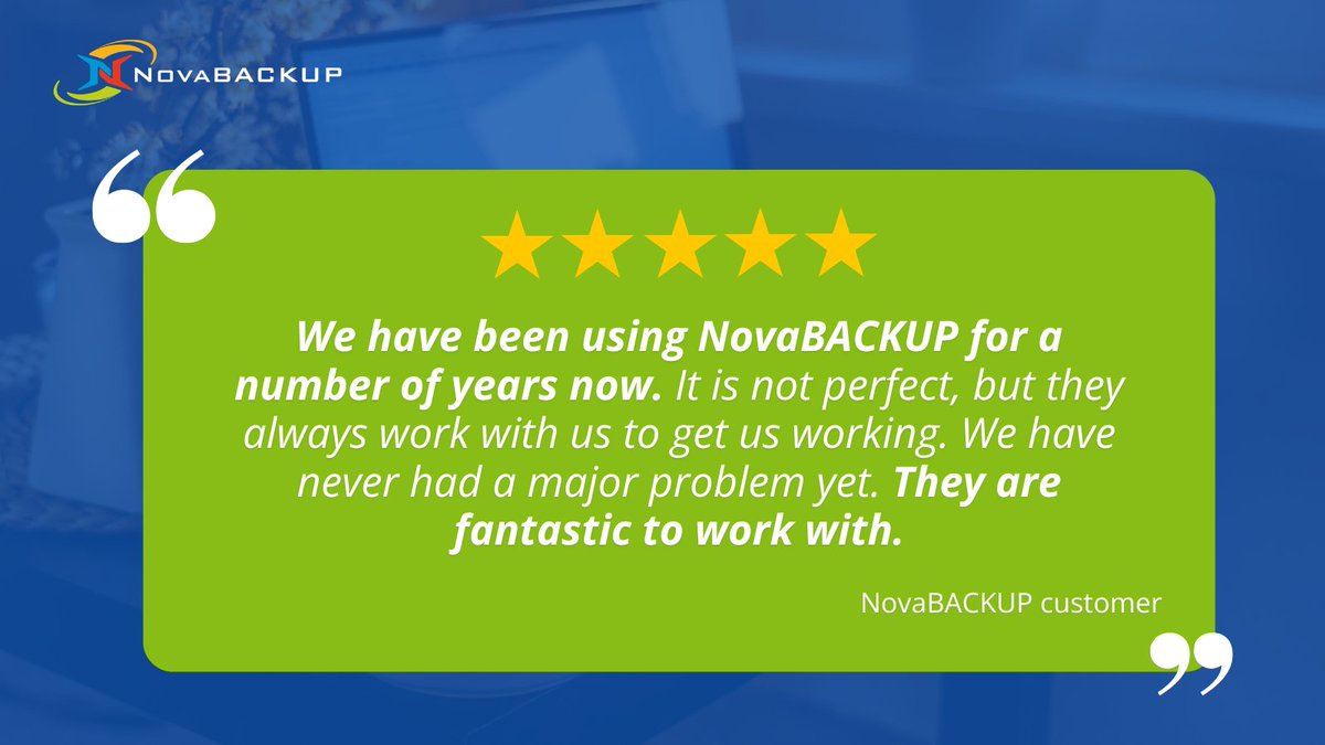 NovaBACKUP Corporation tweet media