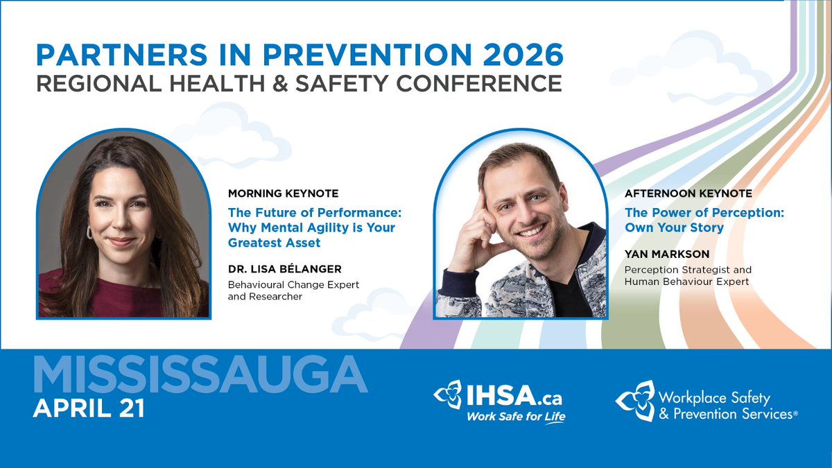 IHSAnews's tweet image. 🚨 Last chance to register for #PIP_Conf in #Mississauga on April 21. 🚨

➡️Register now: bit.ly/46nFFNk 

Delivered in partnership with @WSPS_NEWS. When registering, please use the code PIP26IHSA to let us know that you found the conference through IHSA.