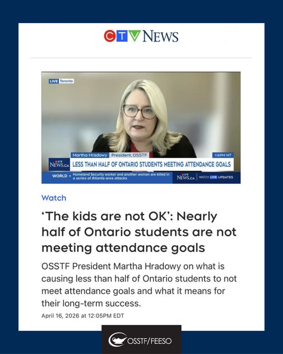 OSSTF Communications tweet media