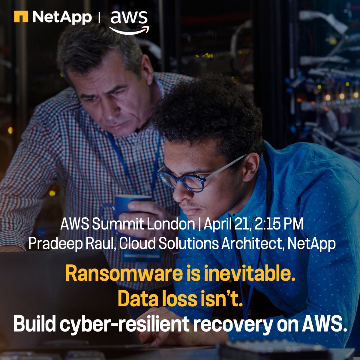 NetAppEMEA's tweet image. Ransomware targets your recovery path. Can your infrastructure fight back?
See how Amazon FSx for NetApp ONTAP guarantees clean data recovery and stops downtime fast.

📅 Apr 21, 14:15 BST

Secure your spot: bit.ly/4eqHKN4

#NetApp #AWSSummit #RansomwareProtection