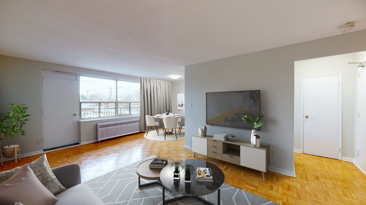 GreenwinTALKS's tweet image. Your next home is waiting at 2255 Victoria Park Ave. 🏡

1 beds starting at $1,795. Heat and water included, TTC steps away, and minutes to Parkway Mall.

🎉 1 month FREE
📅 Open House April 22, 1-4 PM
📱 249-702-4555

#TorontoRentals #OpenHouse #ApartmentForRent