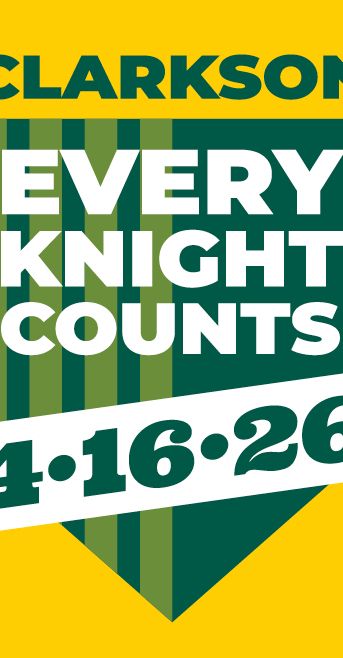 ClarksonCEM's tweet photo. Today is Clarkson Giving Day.  Today we are making sure Every Knight Counts.  Let’s get to 1,000 donors by the end of the day. Consider donating to the CEM Program or any other aspect of #ClarksonU.  Thank you in advance.

https://t.co/EajlG8dWYV

#LetsGoTech #WeBuildYourFuture https://t.co/bN0PsNCd84