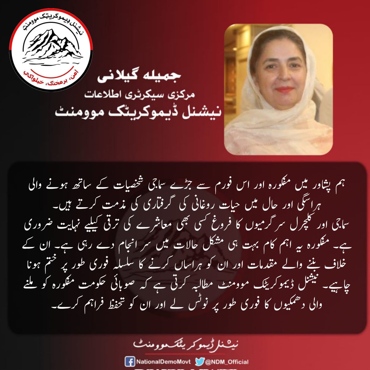 National Democratic Movement tweet media