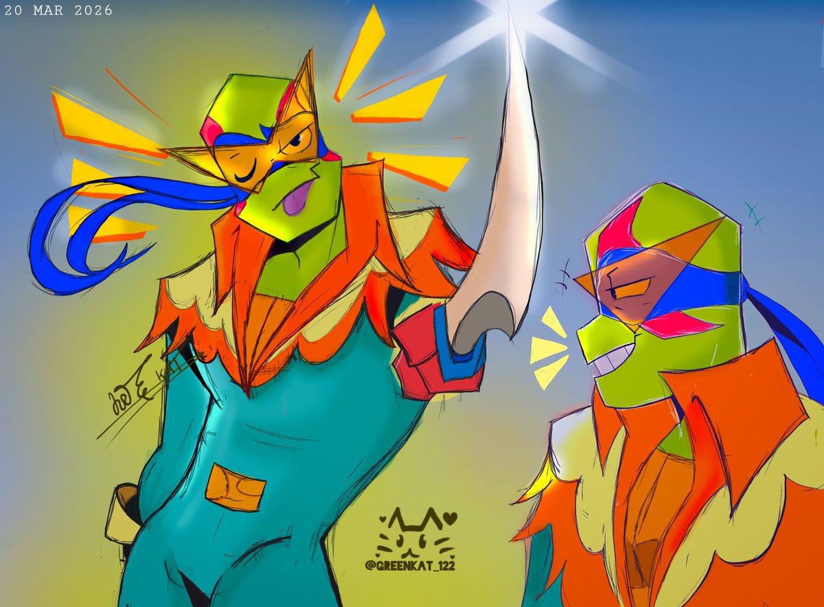 Kat ฅ^•ﻌ•^ฅ Green tweet media