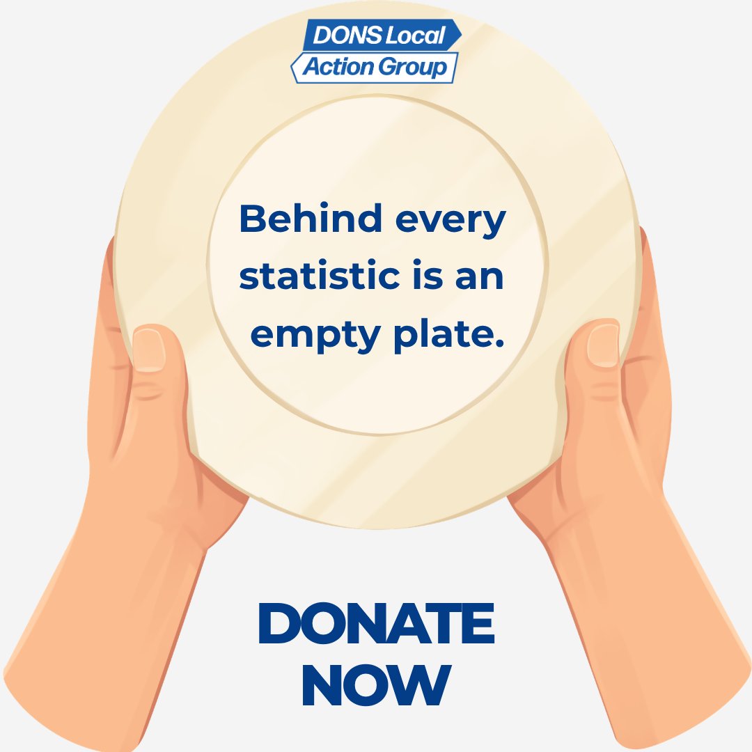 DonsLocalAction's tweet image. Hunger is a reality for many in our communities. Help us turn statistics back into full plates. 🍽️ Donate today: justgiving.com/charity/donslo…

#DonsLocalActionGroup #SouthWestLondon #LocalSupport #CommunityAwareness #SocialImpact #LondonCommunity