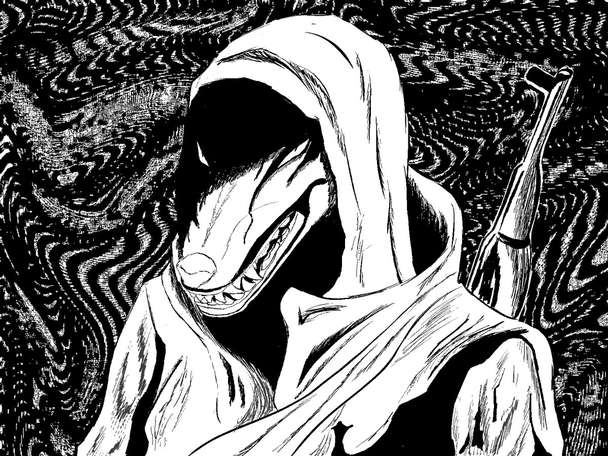 MuskaMoskao's tweet image. First time using CSP, had to draw my goated #wolfman from #darkwood 🥹 ||  #fanart #digitalart #art