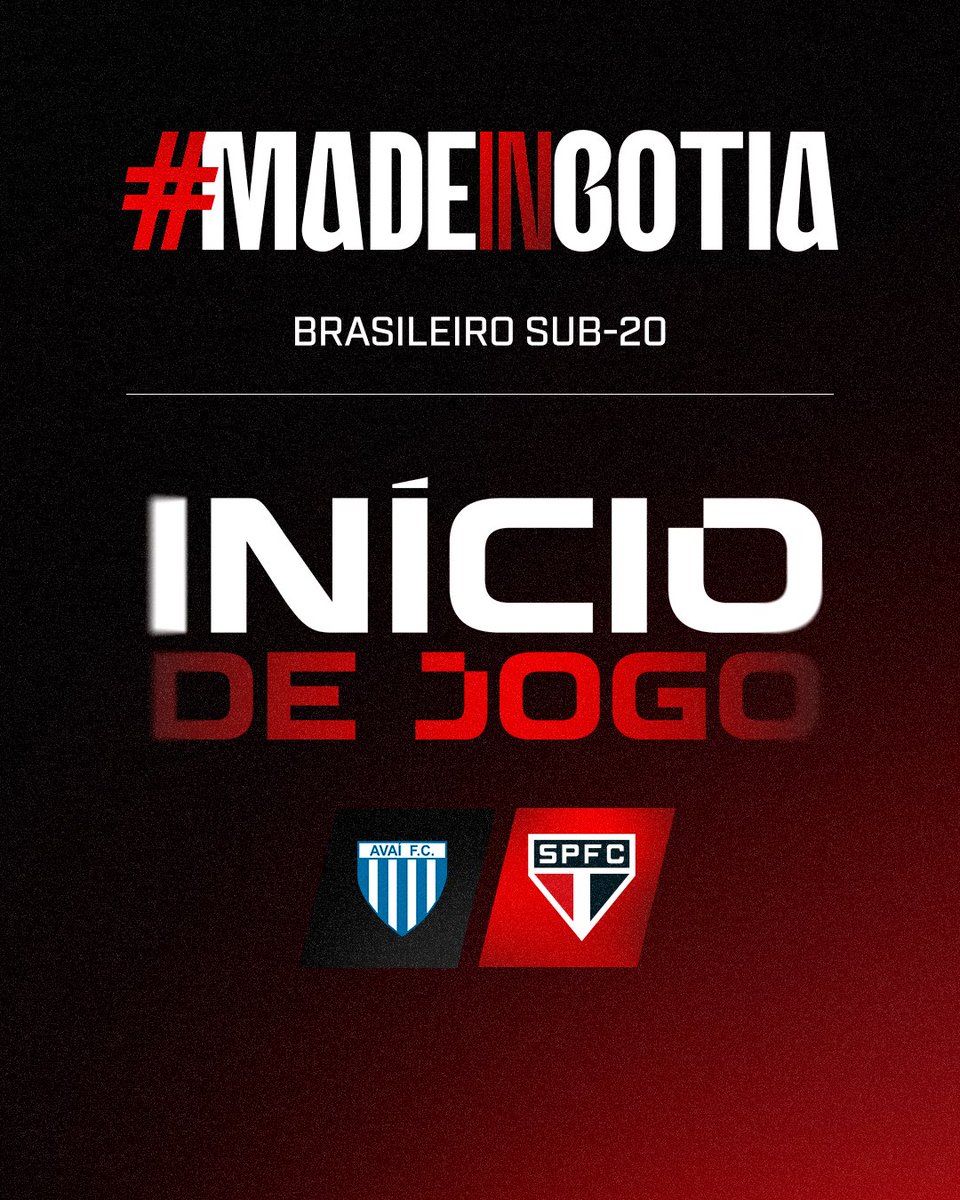 SaoPauloFC's tweet photo. Brasileiro Sub-20: Bola rolando! #AVAxSPFC (0-0)

#MadeInCotia 
#VamosSãoPaulo 🇾🇪 https://t.co/xQI0CxsZtS