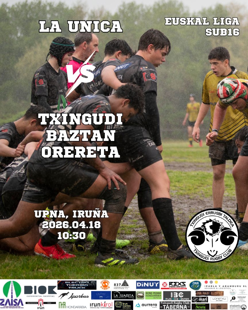 txingudirugby's tweet image. Gure taldeen asteburuko partidak!
¡Los partidos del fin de semana de nuestros equipos!

#rugby #txingudi #errugbia #txingudirugby #euskalliga #zatoz #rugbyeuskadi