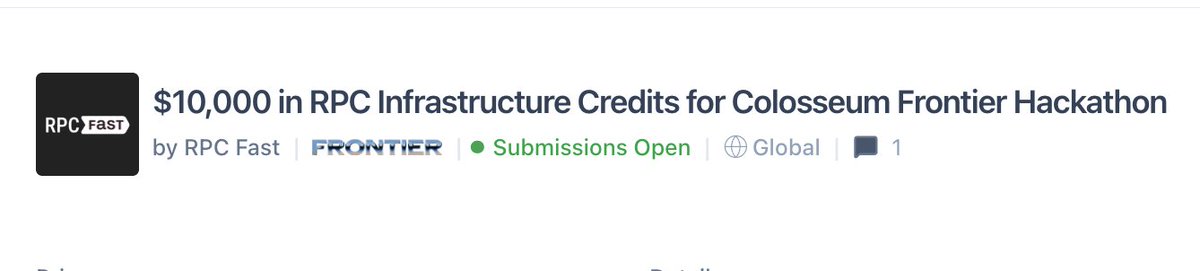 SuperteamUKR's tweet photo. Frontier builders - quick reminder!

During the hackathon you can get free access to high-performance Solana RPC via @rpcfast, built for low-latency apps, trading systems, and heavy-load dApps.

No RPC bottlenecks, no 3AM debugging sessions — just stable infra so you can focus on shipping.

If you’re building on Solana, make sure to plug in early and test it while you iterate.