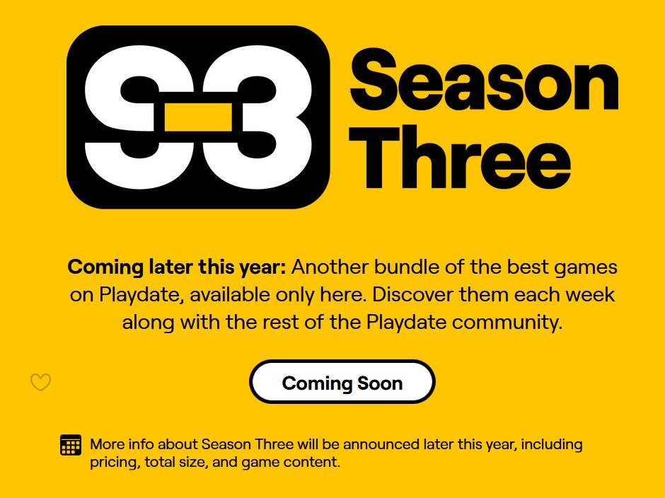 HelloPlaydate's tweet image. SEASON 3 🥳🥳🥳 #playdate