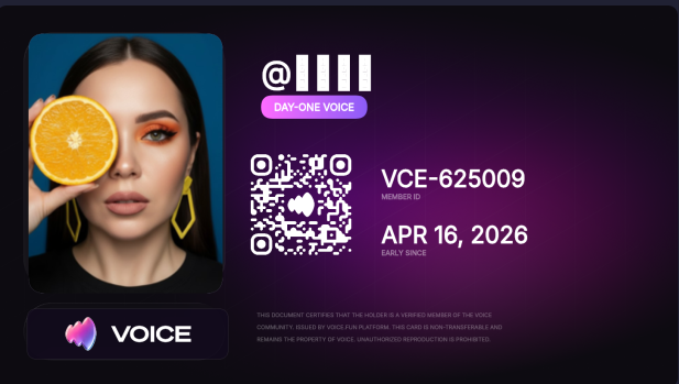 MarMalova's tweet image. Just got my @Voicehavefun membership card!

Member ID: VCE-625009

discord.gg/BACfgwH8

#Voice #VoiceFun #VoiceCommunity