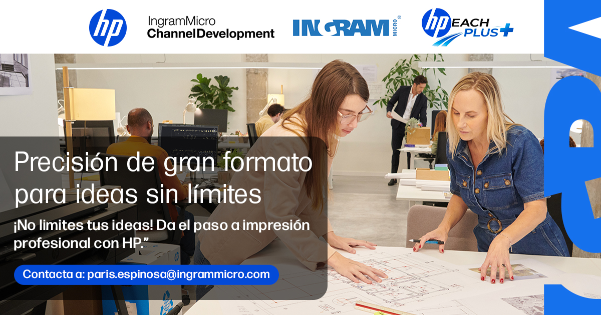IngramMicroMx's tweet image. Precisión de gran formato para ideas sin límites
🖨️✨ “Piensa en grande. Imprime en grande. Hazlo con HP.”
Gran formato, gran impacto.
💼 Cotiza hoy mismo y encuentra la mejor opción para ti
📩 paris.espinosa@ingrammicro.com
#HP  #CreatividadSinLímites  #IngramMicro
