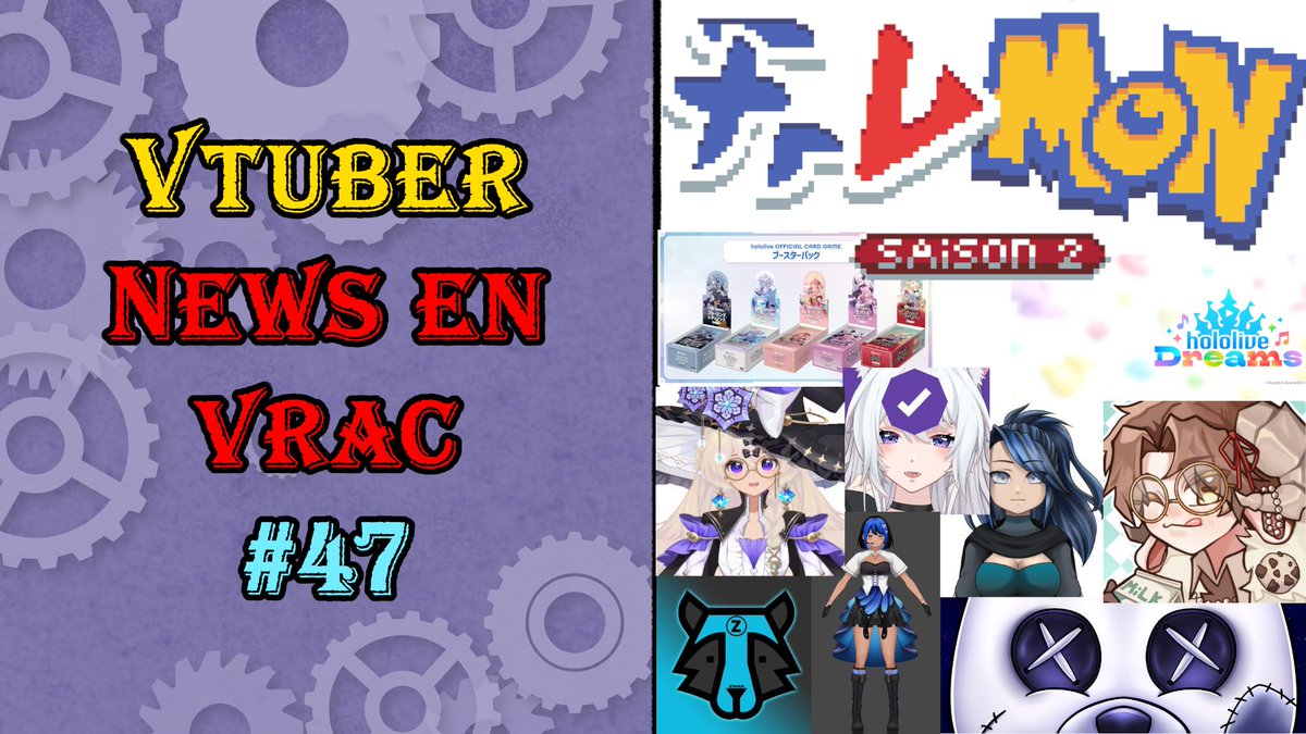 Alice_Asimov's tweet photo. #vtuber #vtuberfr #news
Petit format où on parle de diverse petites news sur le vtubing.
Au programme, Cobblemon by FrVtuber, Des anniversaire, un clip du quebec ainsi que Hololive

https://t.co/jUzDW596X3 https://t.co/mLQKkRcIXn