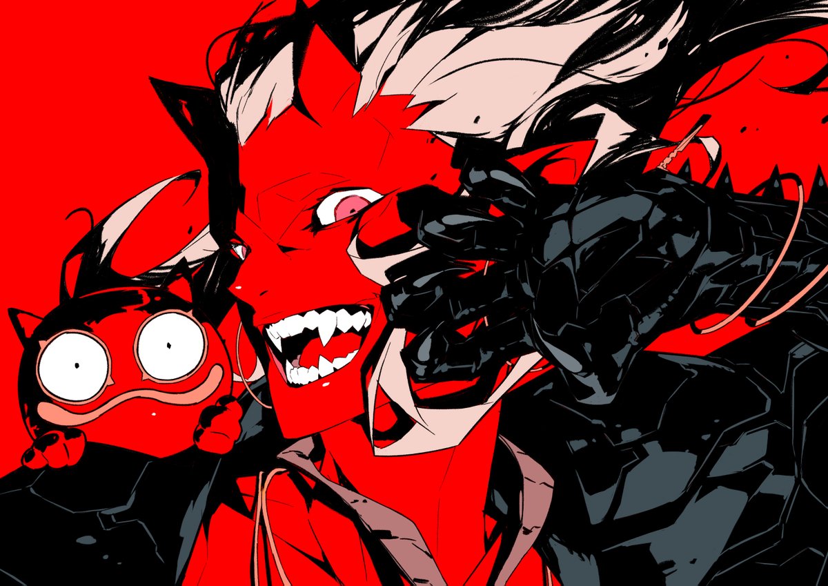 「× #REDTAILWORLD」|TERU👹✨5/5_コミティア G48aのイラスト