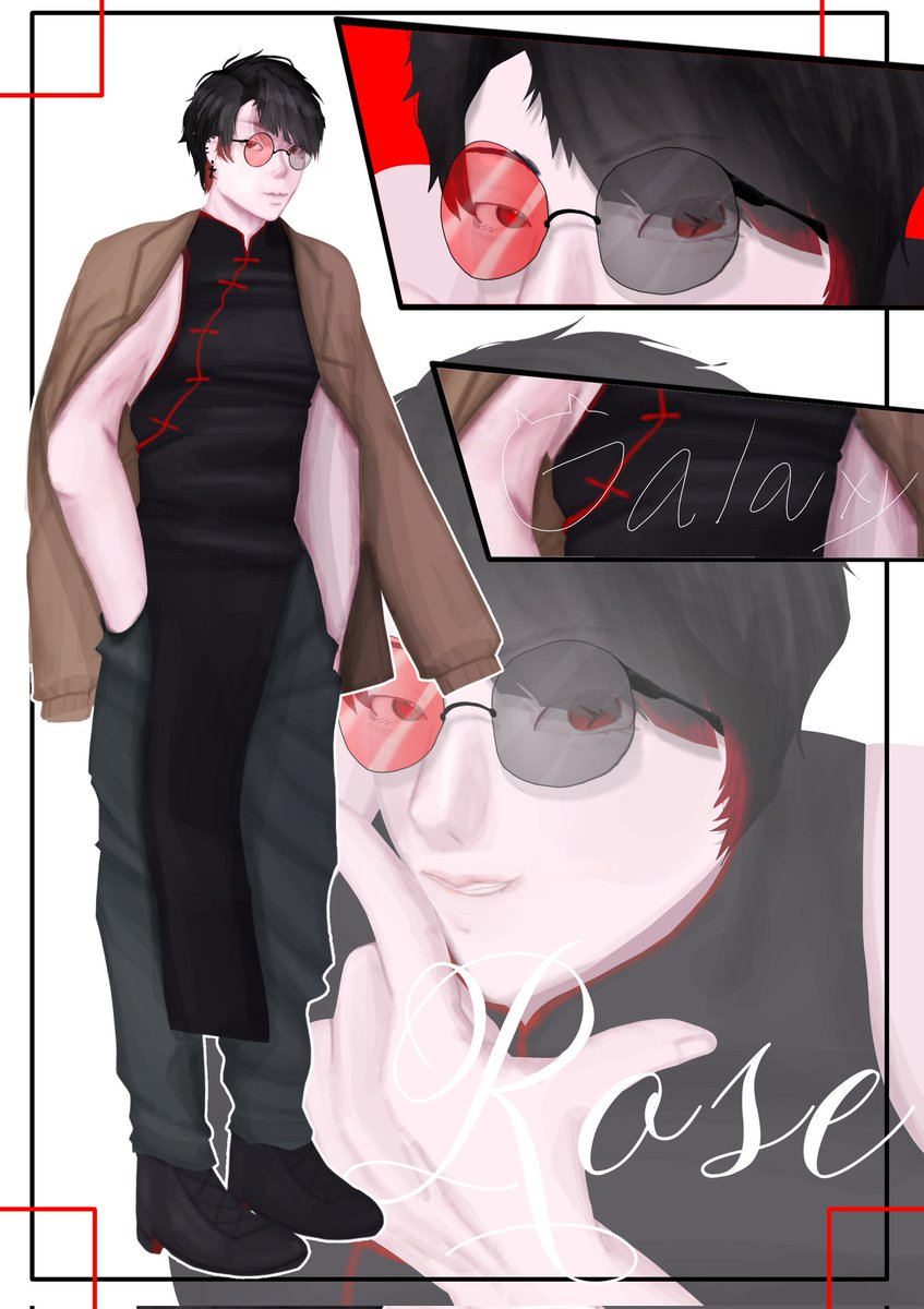 RRosemymeee's tweet photo. I sat down to draw my OCs. This is another OC named Rose. https://t.co/tG1JuATdEt