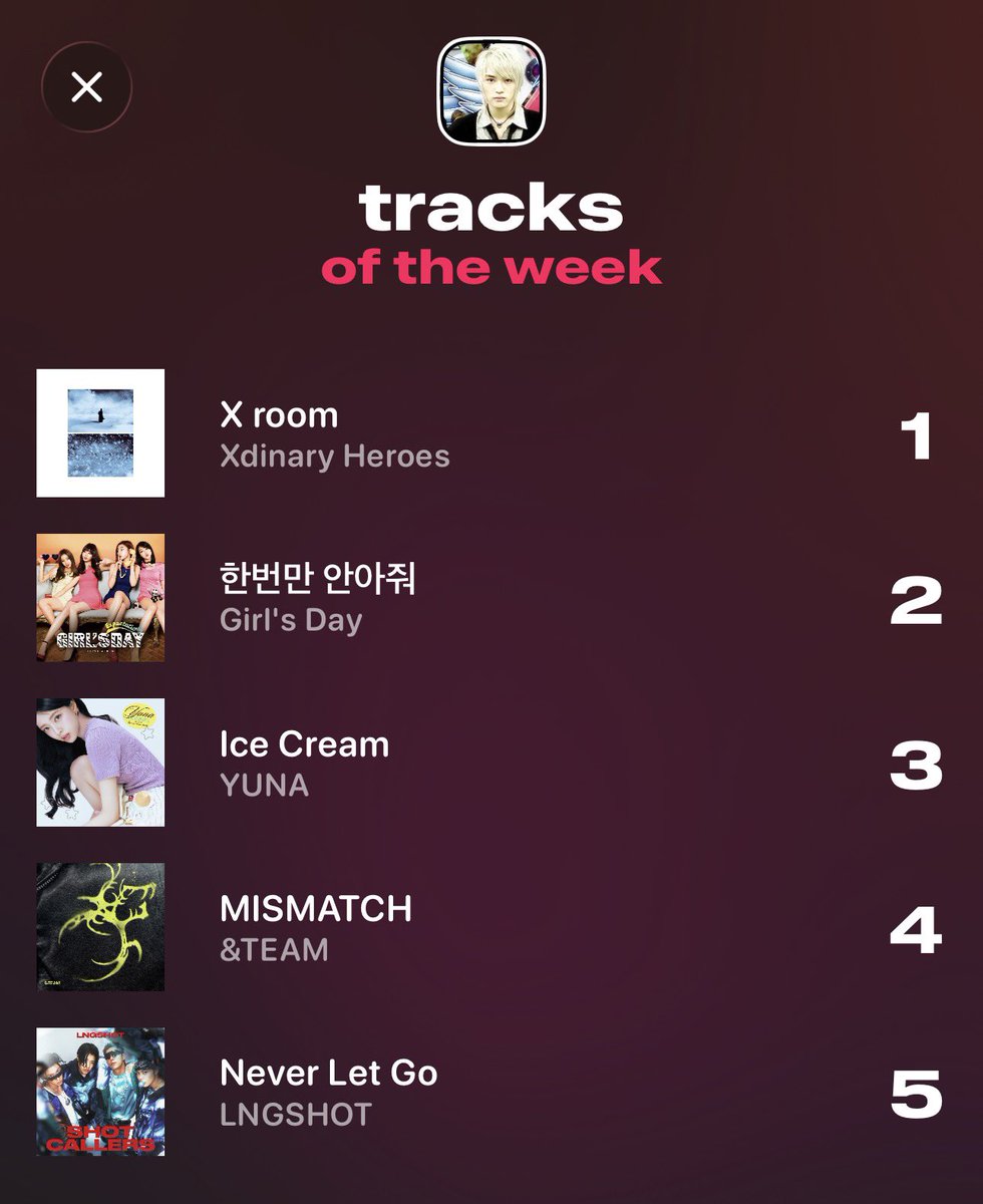 JaeXDhan's tweet image. #TracksOfTheWeek
