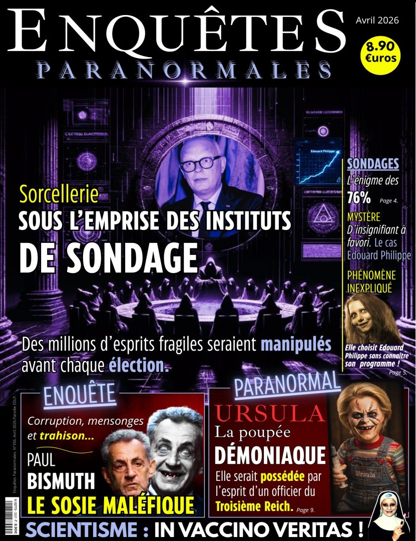 Les amis, mon buraliste a reçu le nouveau Enquêtes Paranormales.🥶