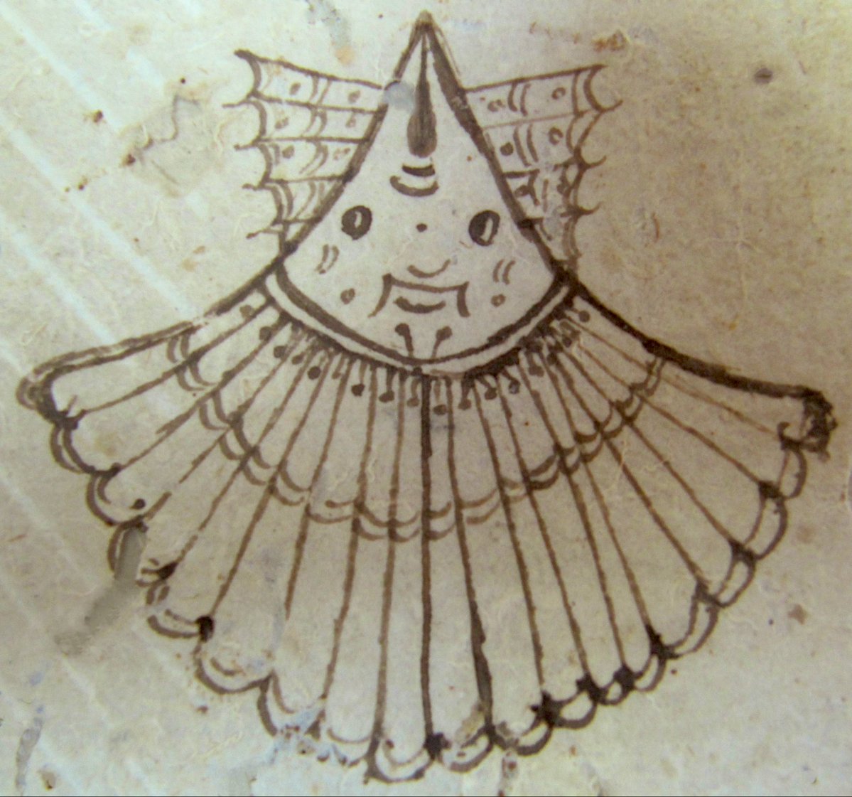 joallorc's tweet image. Per a no confondre un dibuix d’una petxina amb les armes dels senyors feudals de #Catarroja, cal saber que els Dalmau representaren una petxina de pelegrí en les seues armes.

🛡️ Berenguer Dalmau, justícia civil de València (1371)