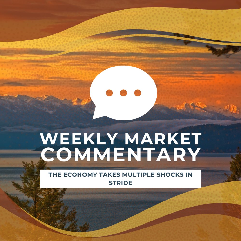 CWMPartners's tweet image. WMC

Check out the latest #WeeklyMarketCommentary live on our website, "The Economy Takes Multiple Shocks in Stride": cornerstone-wealth.com/weekly-market-… 👈 

#FinancialPlanning #Kalispell