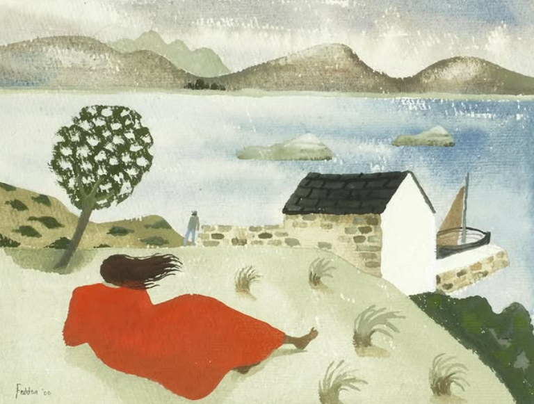 Brindille_'s tweet photo. Over To Skye, 1992
© Mary Fedden (British, 1915 - 2012) https://t.co/8kAxClpQ4w