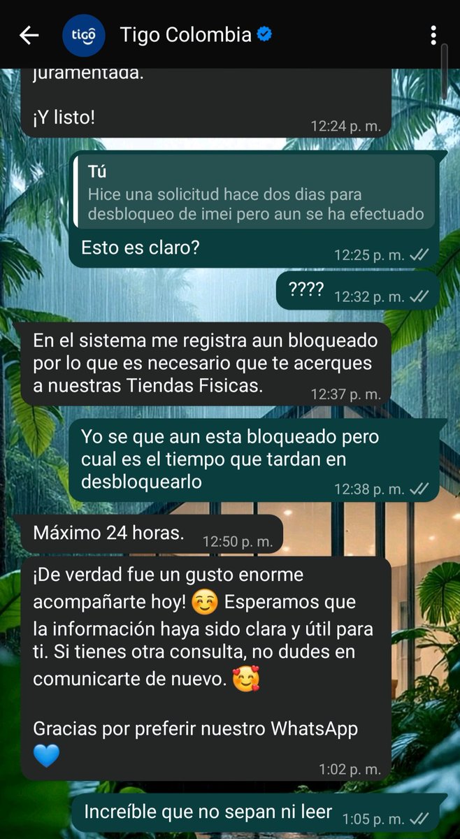 sebasho27's tweet photo. @Tigo_Colombia es inaudito la inoperabilidad si es que se puede llamar tan solo asi de su personal https://t.co/2SYPSjZ0WD