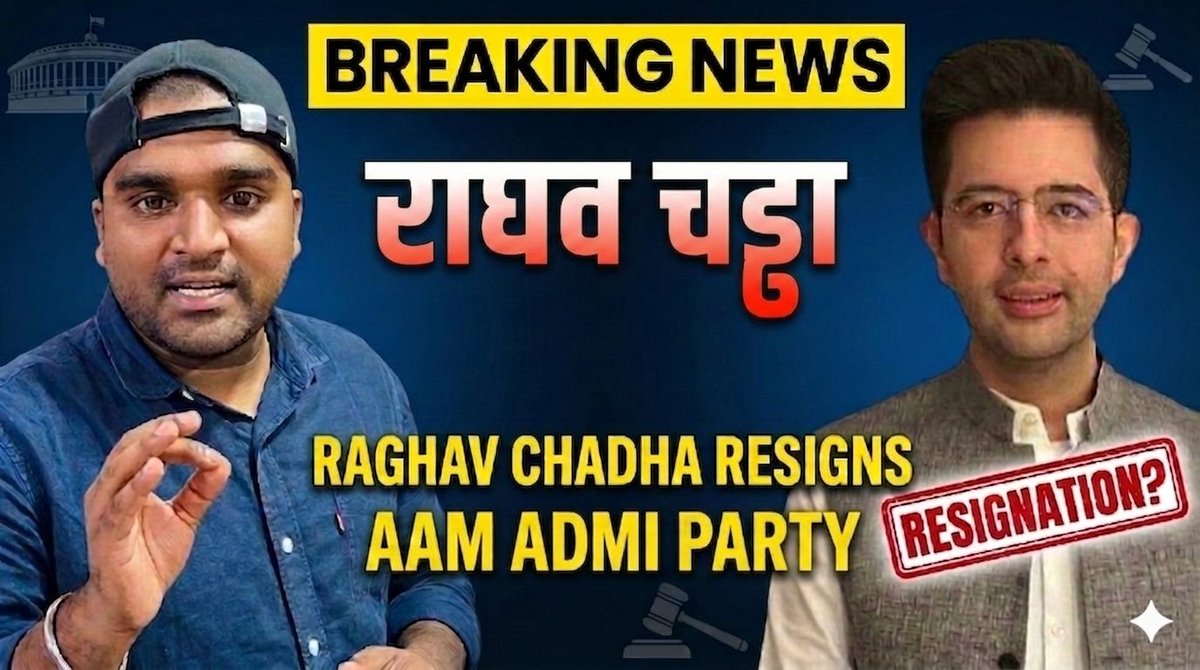 g1_awadhi's tweet image. राज्यसभा में छिड़ी जंग, राघव चड्ढा का बड़ा फैसला! AAP में बड़ी बगावत? राज्यसभा उप-नेता पद से हटे, #facebookpost #viralpost #yt #ytreels #instagood #instagram

Youtube Link Full Video 

youtu.be/2u7cAmRITNY?si…