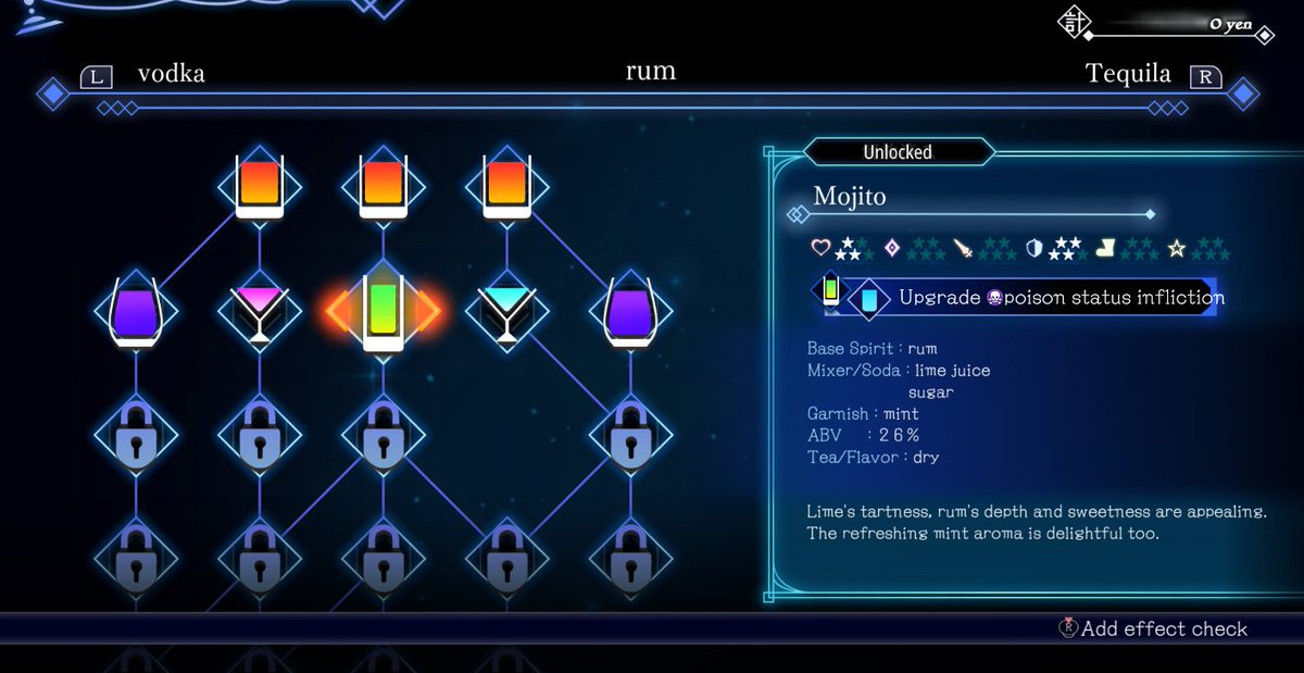 Warkbutt's tweet photo. lots of little UI elements need translating.
a lot of stuff can be translated as simple strings, but many of them are actually images embedded in the game's asset files and need manual editing
#ステラアビス #BARステラアビス #バーステラアビス #BarStellaAbyss #JRPG https://t.co/iFQOE0WoHX