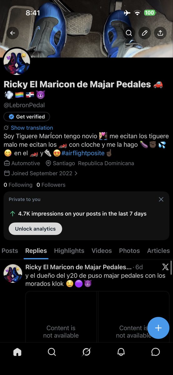 Rickypedals's tweet photo. ya mi cuenta no existe sigame en esta nueva cuenta por favor a los viejos seguidores 😊 por favor de los agradesco tanto asi puedo verlo a todos mis seguidores https://t.co/CvTgJVsNop