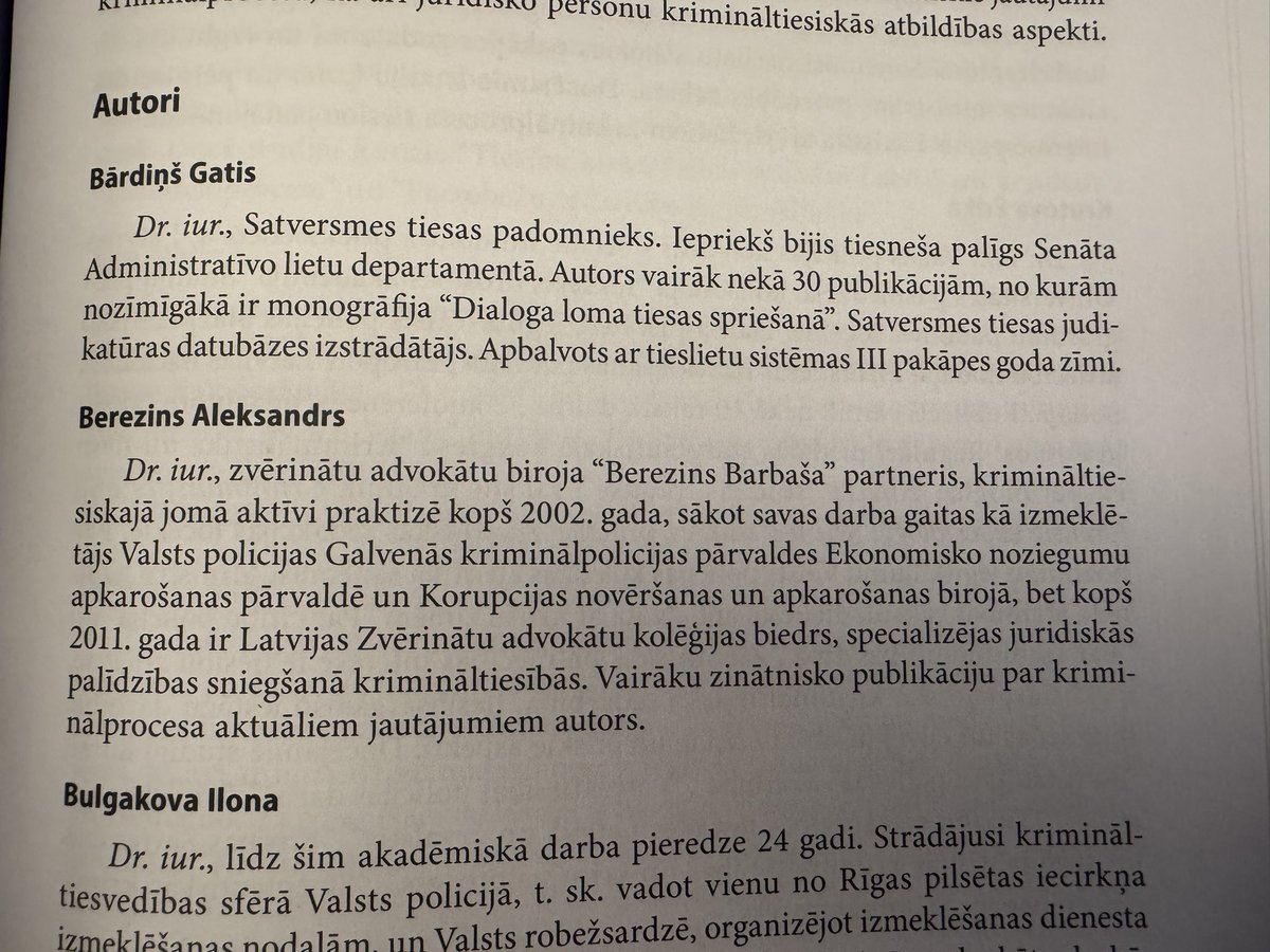 a_berezins's tweet photo. Šodien gaismu ieraudzīja 15 juridisko zinātņu doktoru kopdarbs par kriminālprocesa teoriju un praksi. https://t.co/eSWYNwZgWT