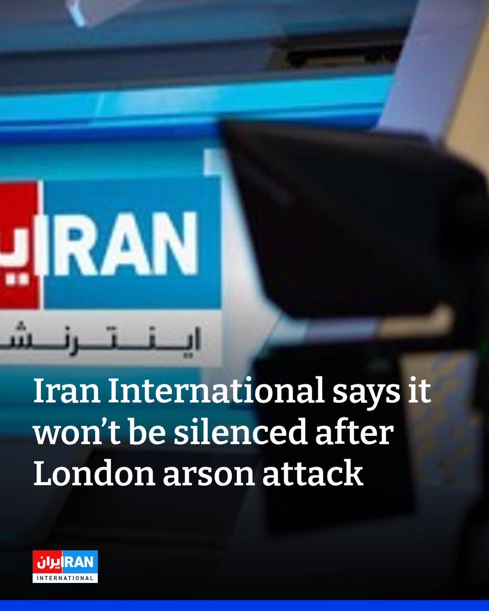 IranIntl_En's tweet photo. An attempted attack near the London studios of Iran International has heightened concerns over what the broadcaster says is a growing campaign of intimidation targeting its staff.
https://t.co/h9jX5CWc9L https://t.co/Uq9UReoMmR
