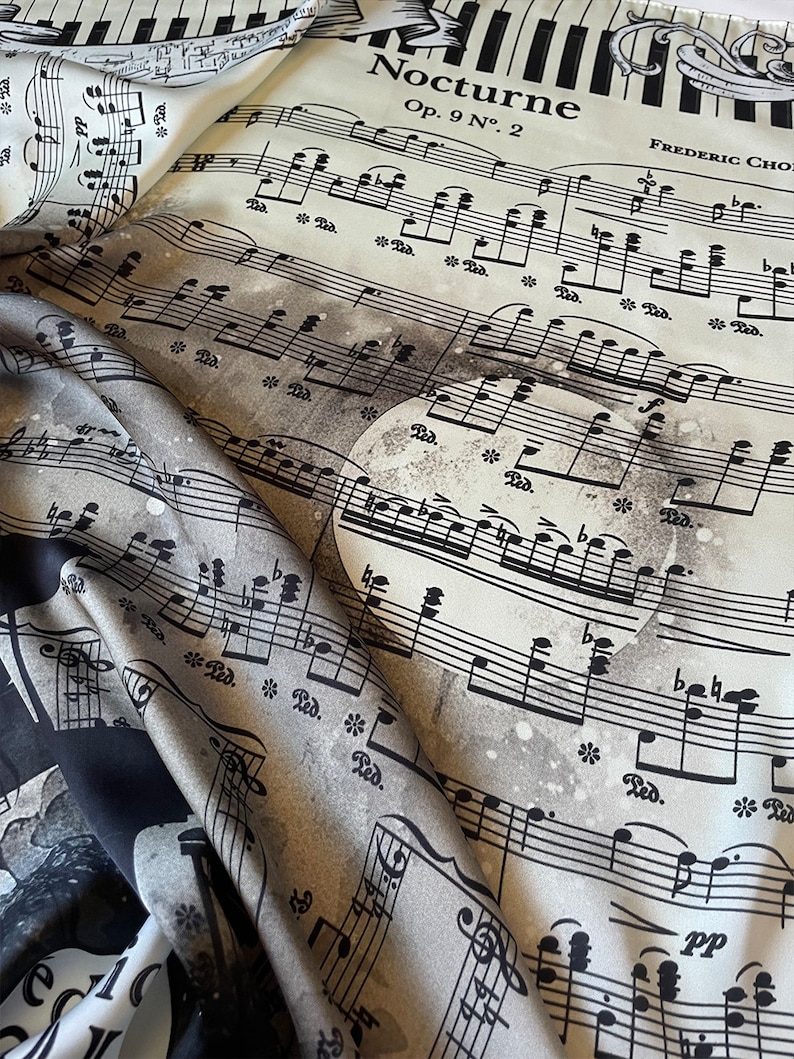 Universal_Zone's tweet photo. Square Music Scarf: Frederic Chopin Nocturne Op. 9 No. 2  https://t.co/LP9qplhjeo 
#classicalmusic #musiclover #musicscarf #sheetmusic #pianomusic #chopin #nocturne #fredericchopin #classicalcomposer #musicfashion #musicaccessory #pianolover #musicianlife #musicteacher #musicgift https://t.co/hkLlvYow4o