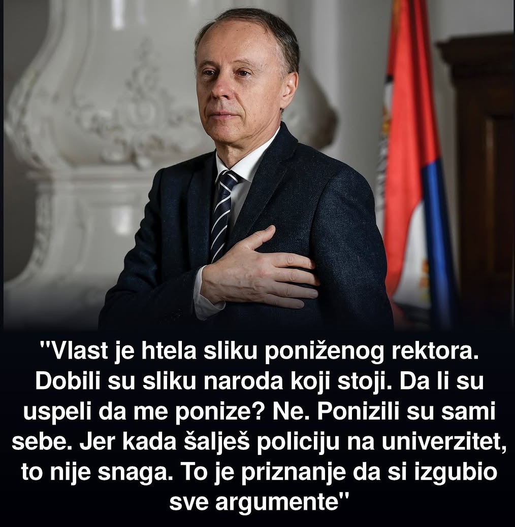 Rektor BU Prof.dr Vladan Đokić.👏