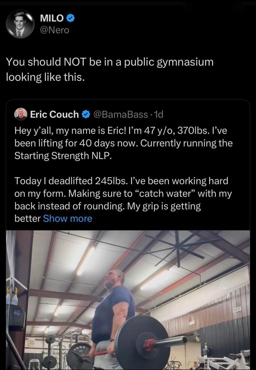 Joey Swoll tweet media
