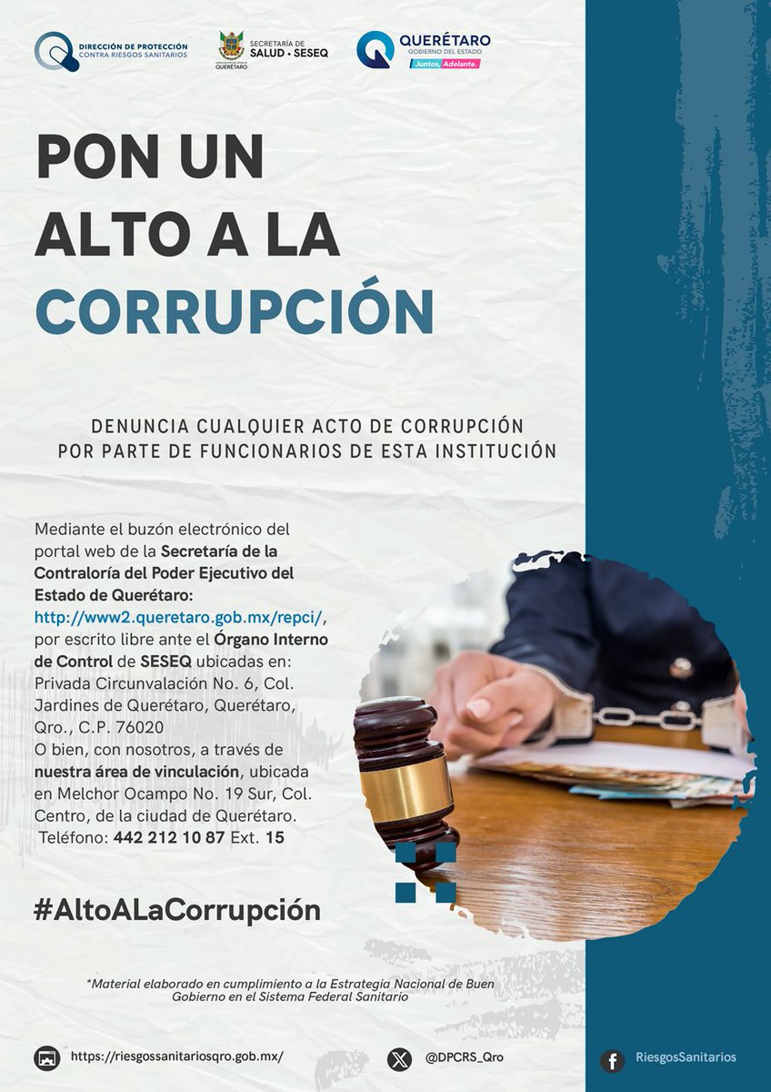 Riesgos Sanitarios Querétaro tweet media