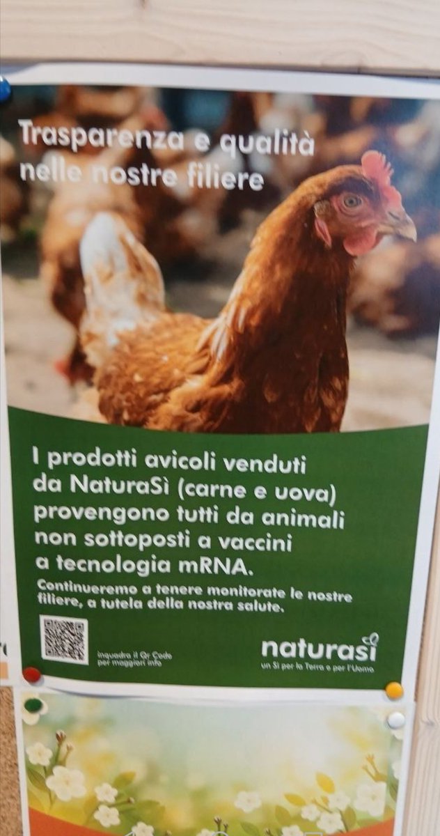 Un grandissimo applauso a #naturasì che anche in pandemenza si è distinta per non aver obbligato i dipendenti a inocularsi il siero genico sperimentale e gli ha anche pagato i tamponi.