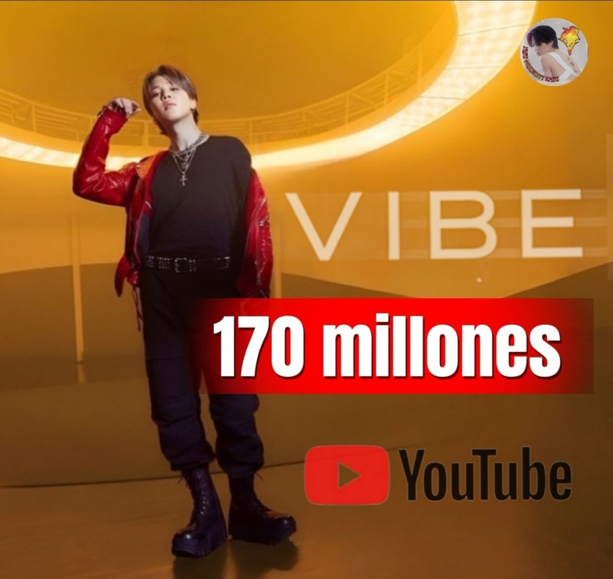 jimincommspain's tweet image. El MV oficial de “VIBE” ha superado los 170 millones de reproducciones en YouTube 🎉

¡Felicidades, Jimin y Taeyang! 💛

¡Sigamos reproduciendo!
🔗 youtu.be/cXCBiF67jLM

#VIBE #지민 #JIMIN