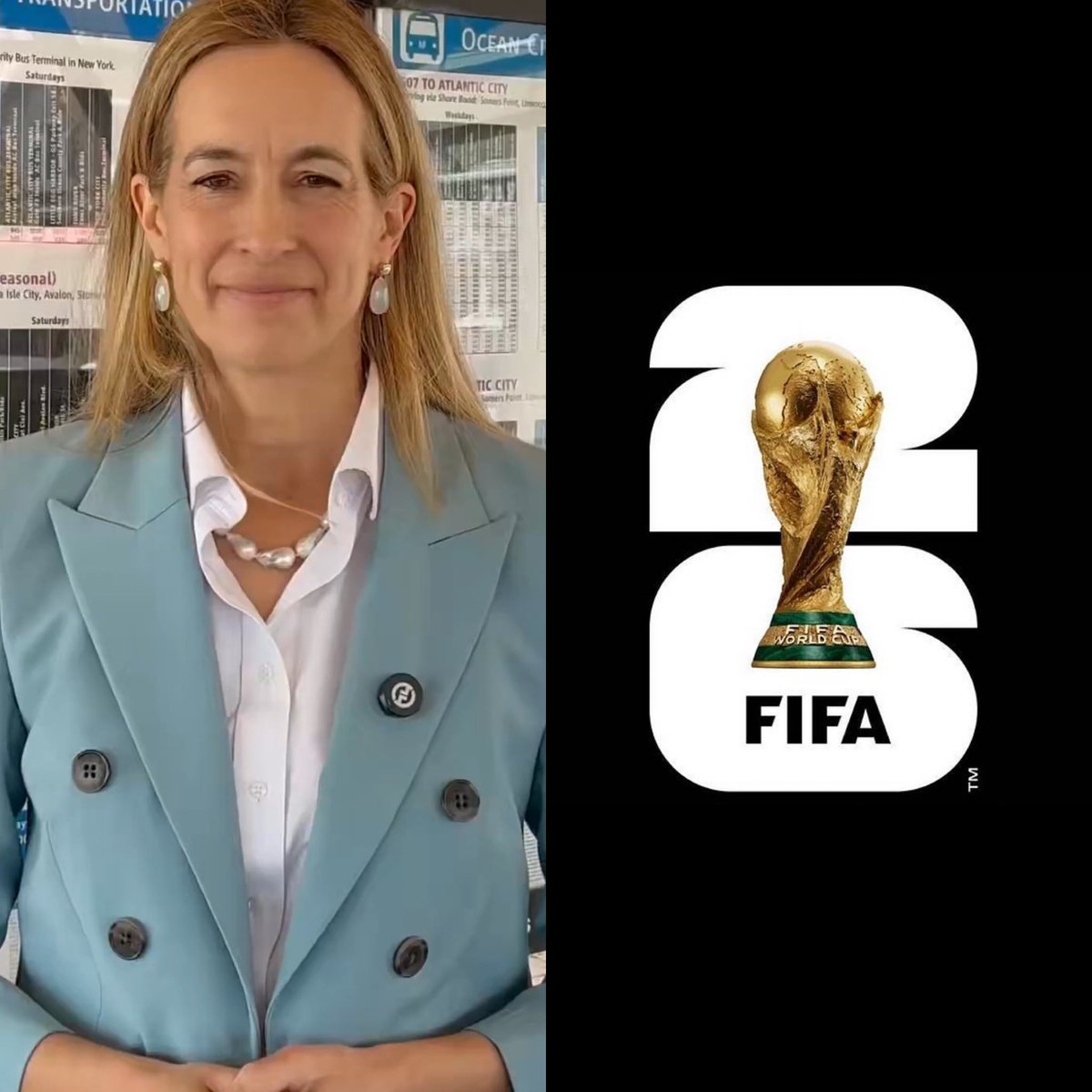 Urgente de último momento: Gobernadora de Nueva Jersey, lugar donde será la final del Mundial.

“Hemos heredado un acuerdo en el que la FIFA no aporta ni un solo dólar para el transporte del mundial.  Y mientras NJ Transit se queda con una factura de 48 millones de dólares para