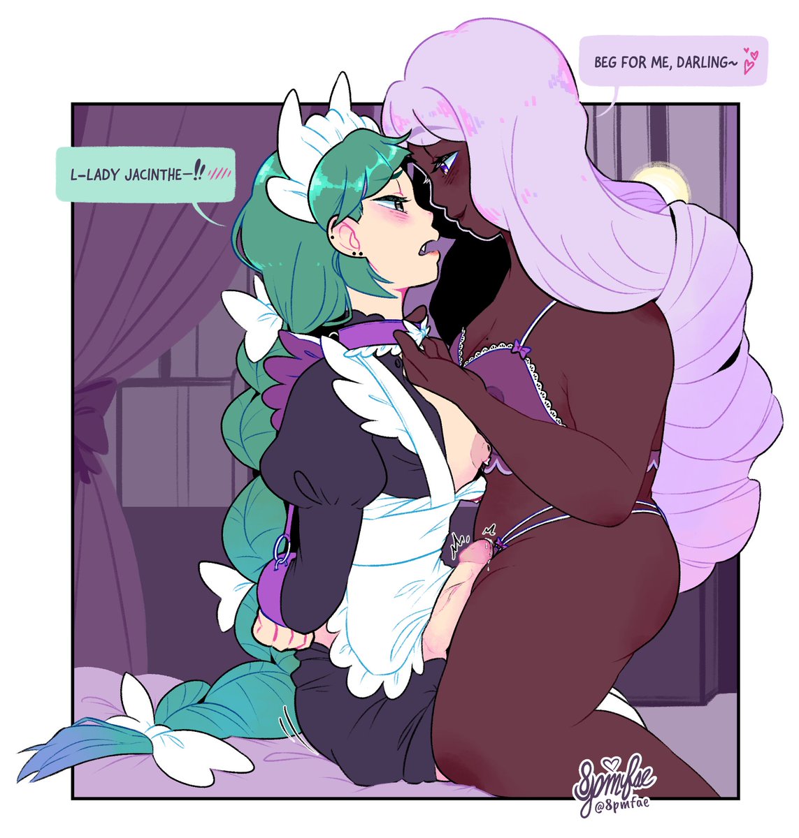 8pmfae's tweet photo. Jacinthe loves to edge Lebanne 😌 https://t.co/sM0C6tzyn4
