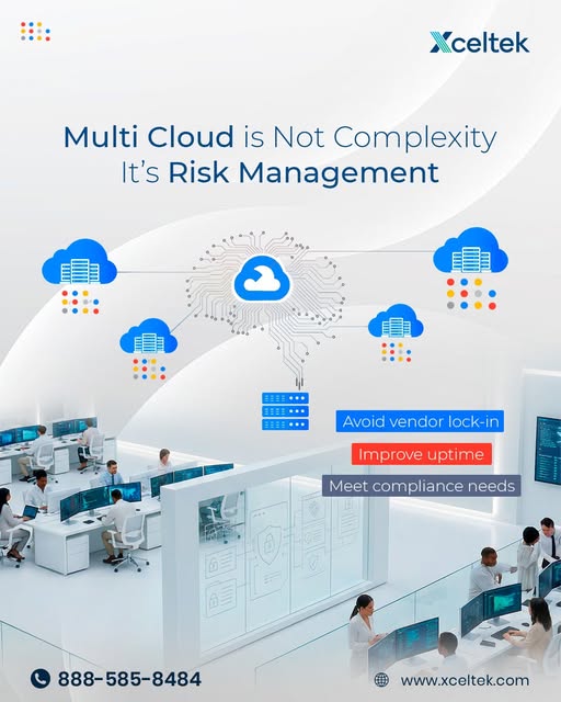 xceltek's tweet photo. Multi-cloud isn’t about complexity; it’s about staying in control. Reduce downtime, avoid vendor lock-in, and keep your business running without disruption. 

#Xceltek #ManagedIT #Tulsa #MultiCloud #CloudStrategy #RiskManagement #CloudSolutions https://t.co/uXANfB9LEg