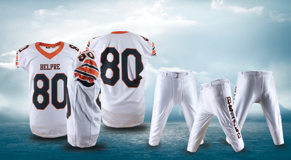GARBATHLETICS's tweet image. Belpre Football custom uniforms created by Garb Athletics! #GarbAthletics #CustomJersey