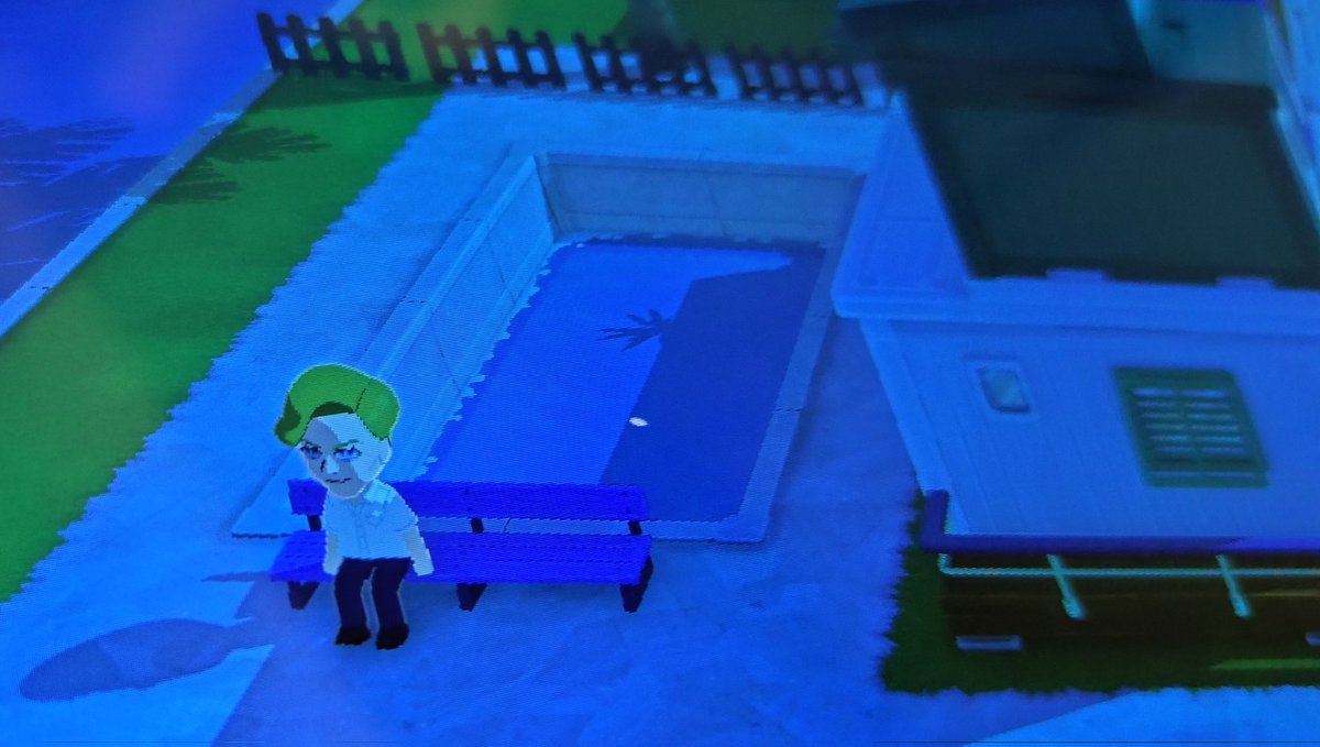 トモコレ、陸の上に海のマスを作るとプールっぽいもの作れた