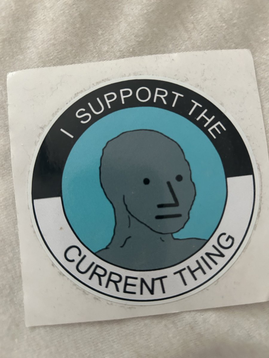 baby_roadkill's tweet photo. sticker I found in my sisters room https://t.co/L3Y9So2pQ5
